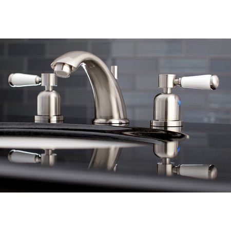 Kingston Brass KB8968DPL 8" Widespread Bathroom Faucet, Brushed Nickel KB8968DPL
